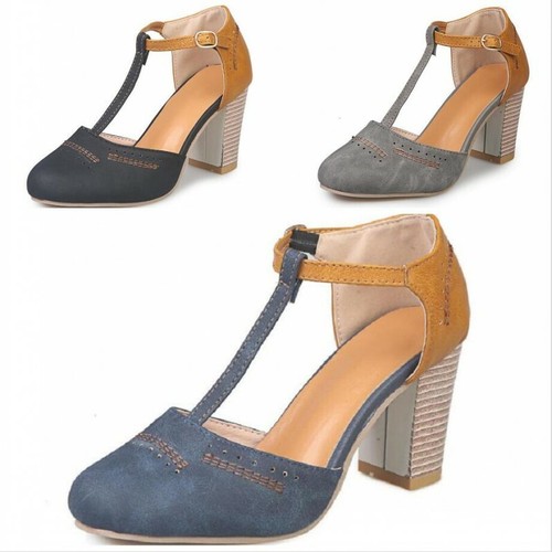 t strap closed toe heels